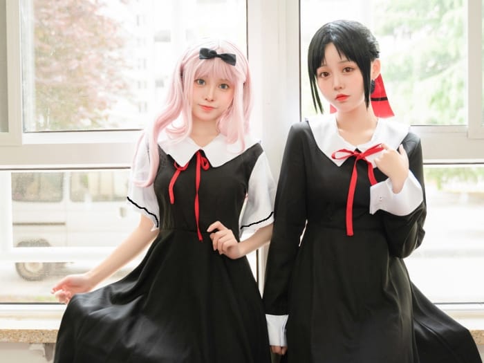 かぐや様は告らせたい 四宮かぐや／藤原千花（秀知院学園制服）