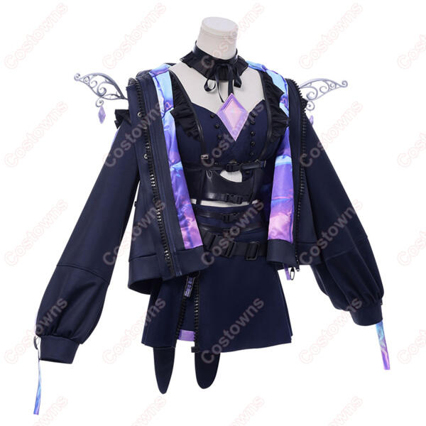 ホロライブ（hololive） 古石ビジュー コスプレ衣装 厨二病衣装（高還元度、品質重視）元の画像