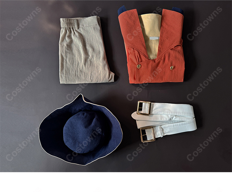 Dr.STONE 七海龍水 コスプレ衣装 セット内容一式｜ズボン・トップス・帽子・ベルト