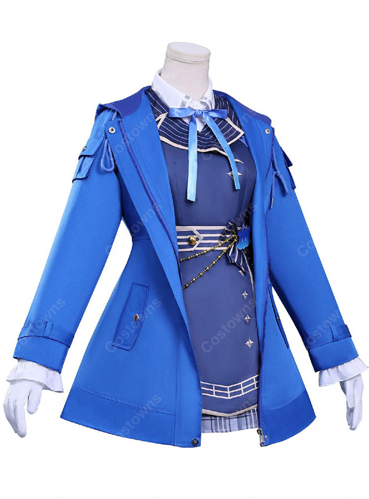 バーチャルYouTuber 雨海ルカ コスプレ衣装 右側ディテール 写真