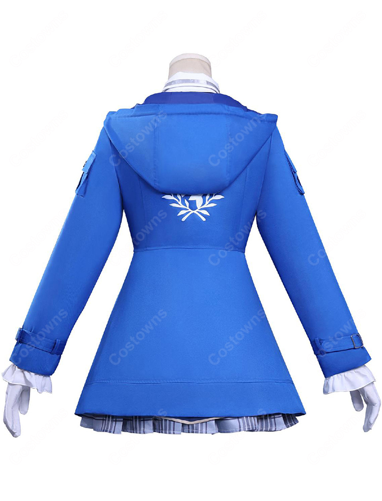 バーチャルYouTuber 雨海ルカ コスプレ衣装 背面全体図