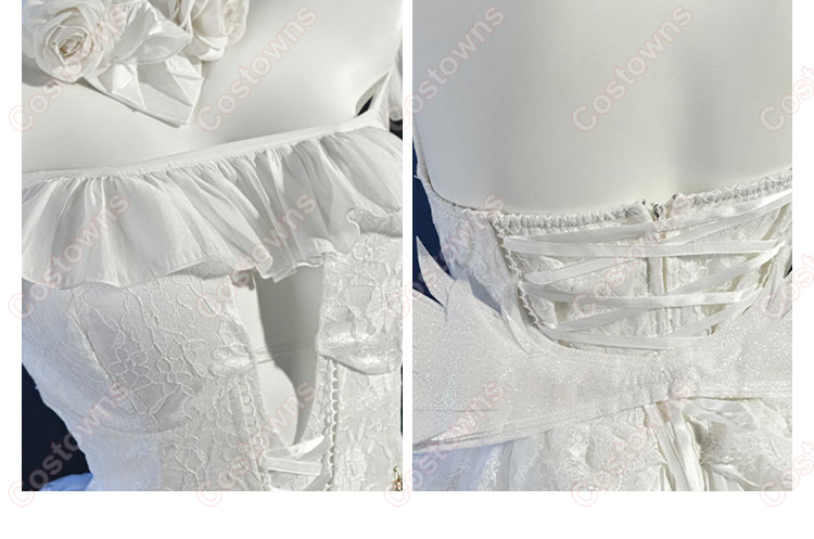 アズールレーン ジェーナス ケッコン衣装 朝焼けに輝く誓い コスプレ衣装-6