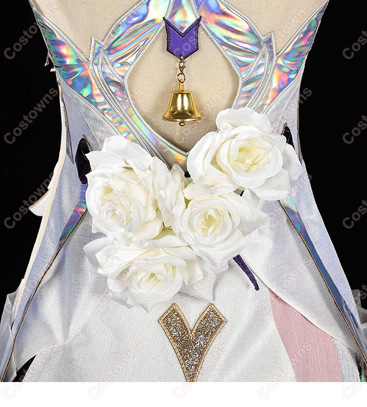 崩壊3rd エリシア 真我・人の律者 コスプレ衣装 舞踏会 ゲスト ドレス-6