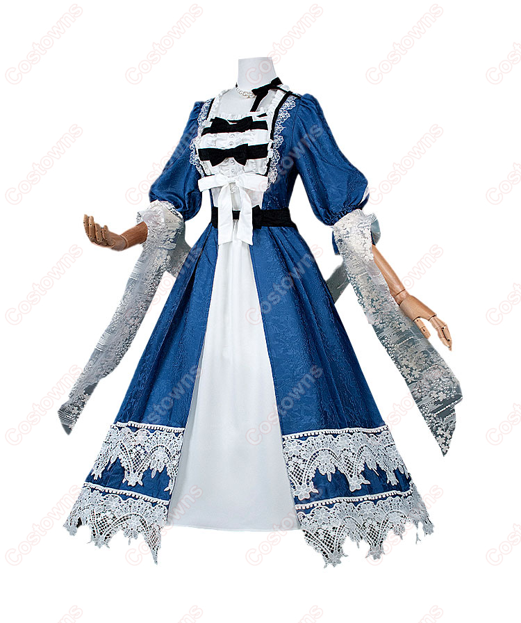 ある日、お姫様になってしまった件について アタナシア・デイ・エルジェア・オベリア コスプレ衣装-3