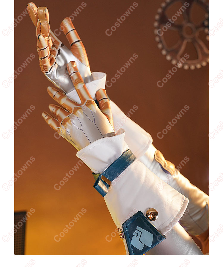 原神 イネファ 女性型ロボット コスプレ衣装-14