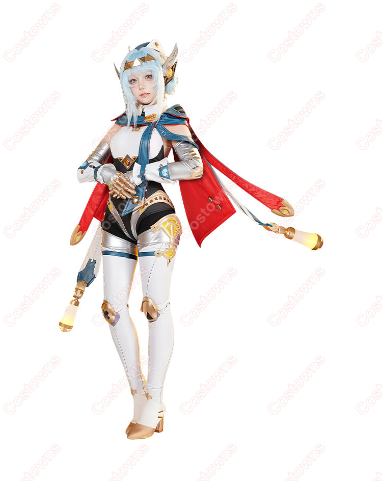 原神 イネファ 女性型ロボット コスプレ衣装-3