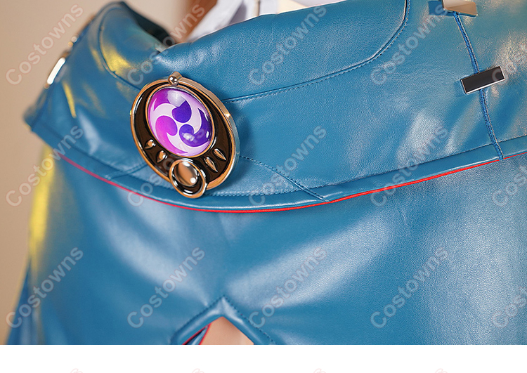 原神 イネファ 女性型ロボット コスプレ衣装-8