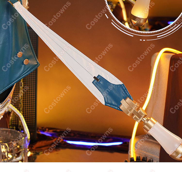 原神 イネファ 女性型ロボット コスプレ衣装-9