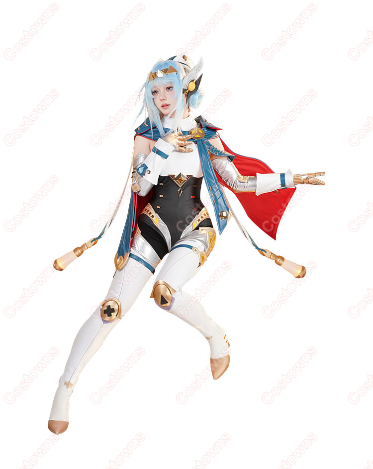 原神 イネファ 女性型ロボット コスプレ衣装-2