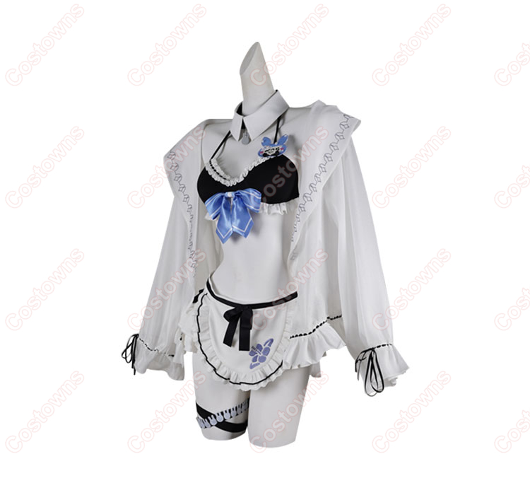 hololive ホロライブ 兎田ぺこら コスプレ衣装 ホロナツパラダイス新衣装 メイド 水着-3