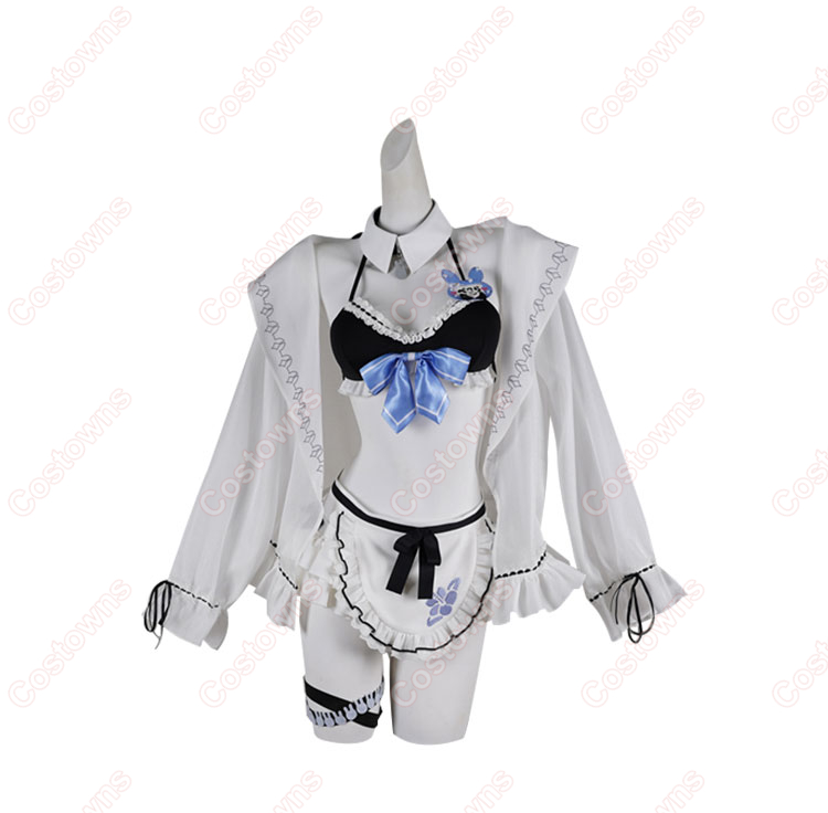 hololive ホロライブ 兎田ぺこら コスプレ衣装 ホロナツパラダイス新衣装 メイド 水着-2