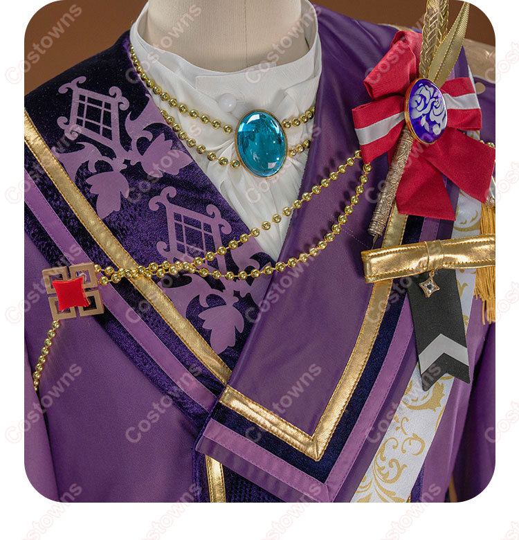 あんさんぶるスターズ!! 朱桜司 羽風薫 乱凪砂 紫之創 青葉つむぎ ビブリオン衣装 コスプレ衣装-6