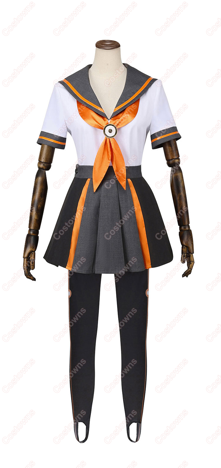 Fate/Grand Order 岸波白野 ザビ子 コスプレ衣装 制服 セーラー服-2