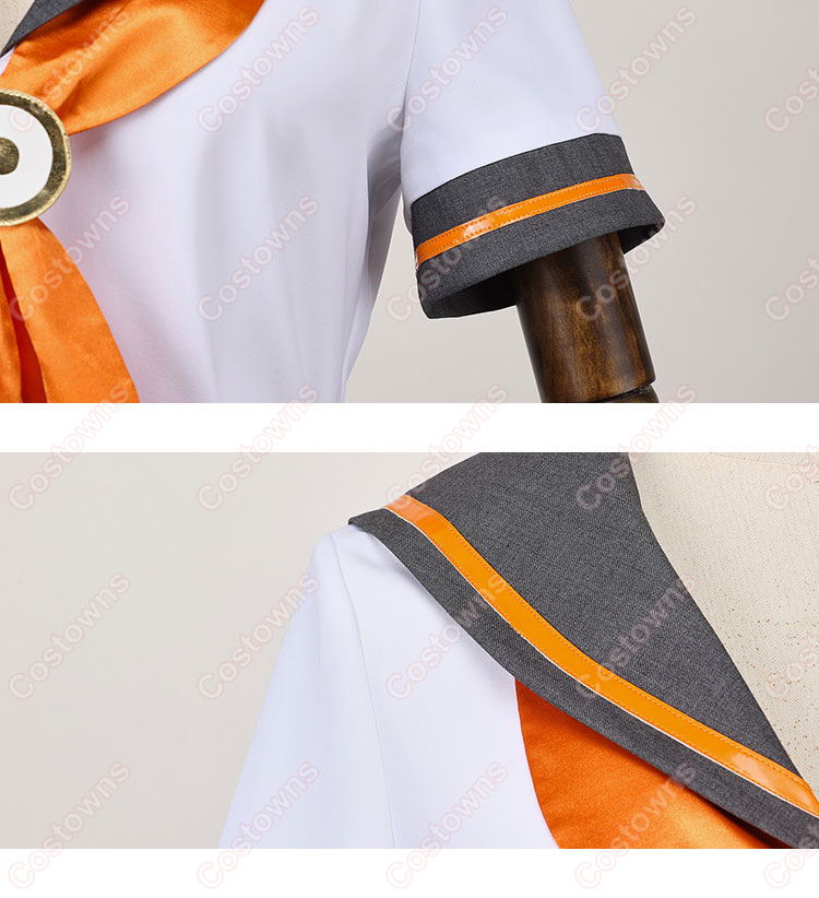 Fate/Grand Order 岸波白野 ザビ子 コスプレ衣装 制服 セーラー服-6