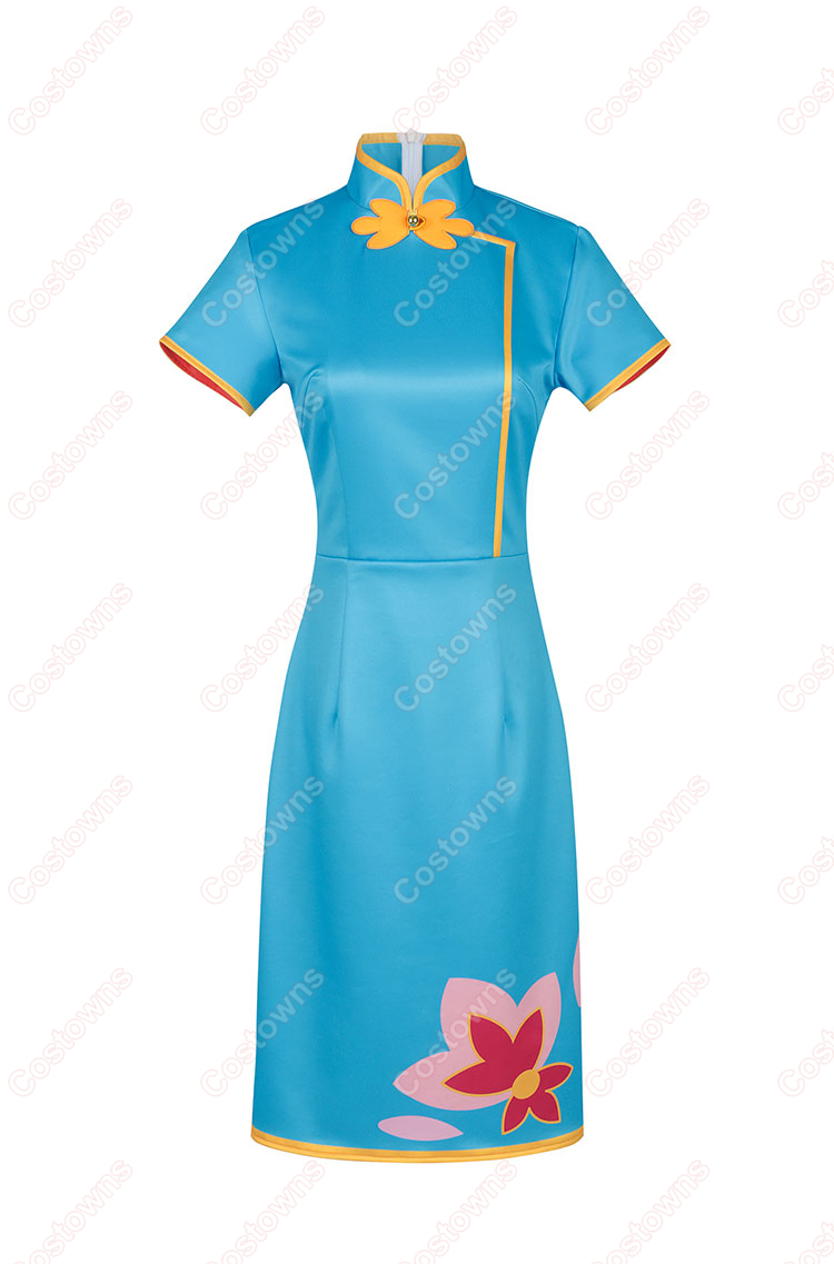 劇場版カードキャプターさくら 大道寺知世 チャイナ服 コスプレ衣装-2