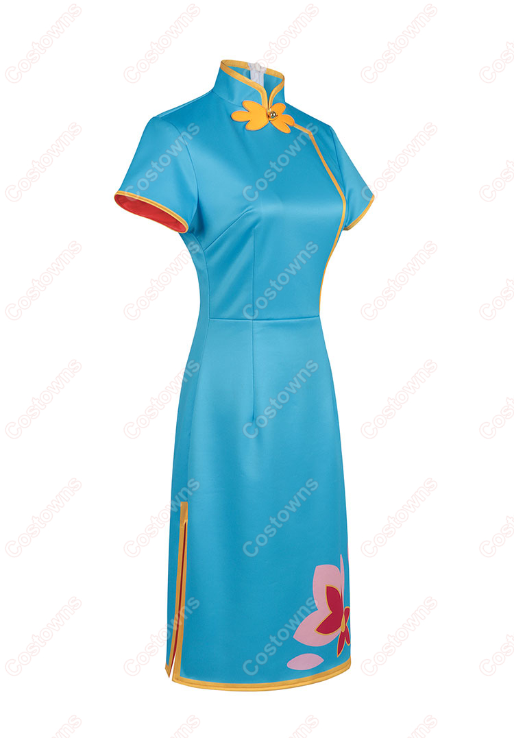 劇場版カードキャプターさくら 大道寺知世 チャイナ服 コスプレ衣装-3