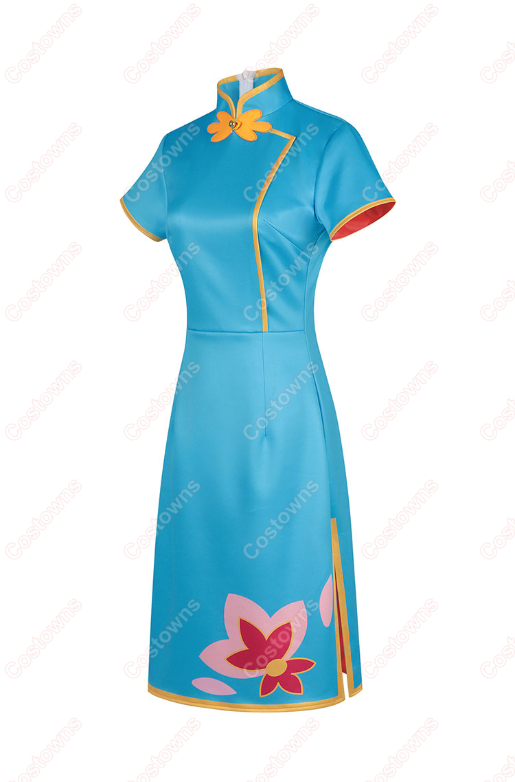 劇場版カードキャプターさくら 大道寺知世 チャイナ服 コスプレ衣装-4