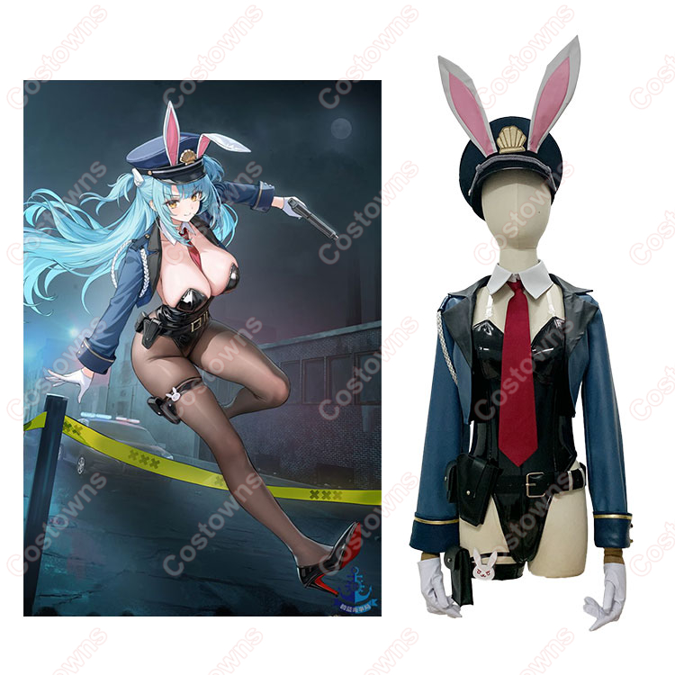 アズールレーン ネプチューン いざゆけウサギセキュリティ! コスプレ衣装-1