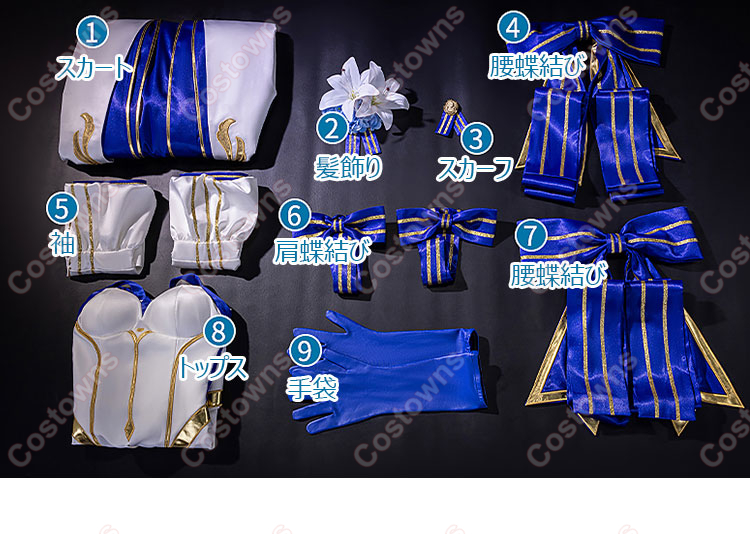 Fate/Grand Order アーキタイプ:アース アルクェイド・ブリュンスタッド コスプレ衣装-7
