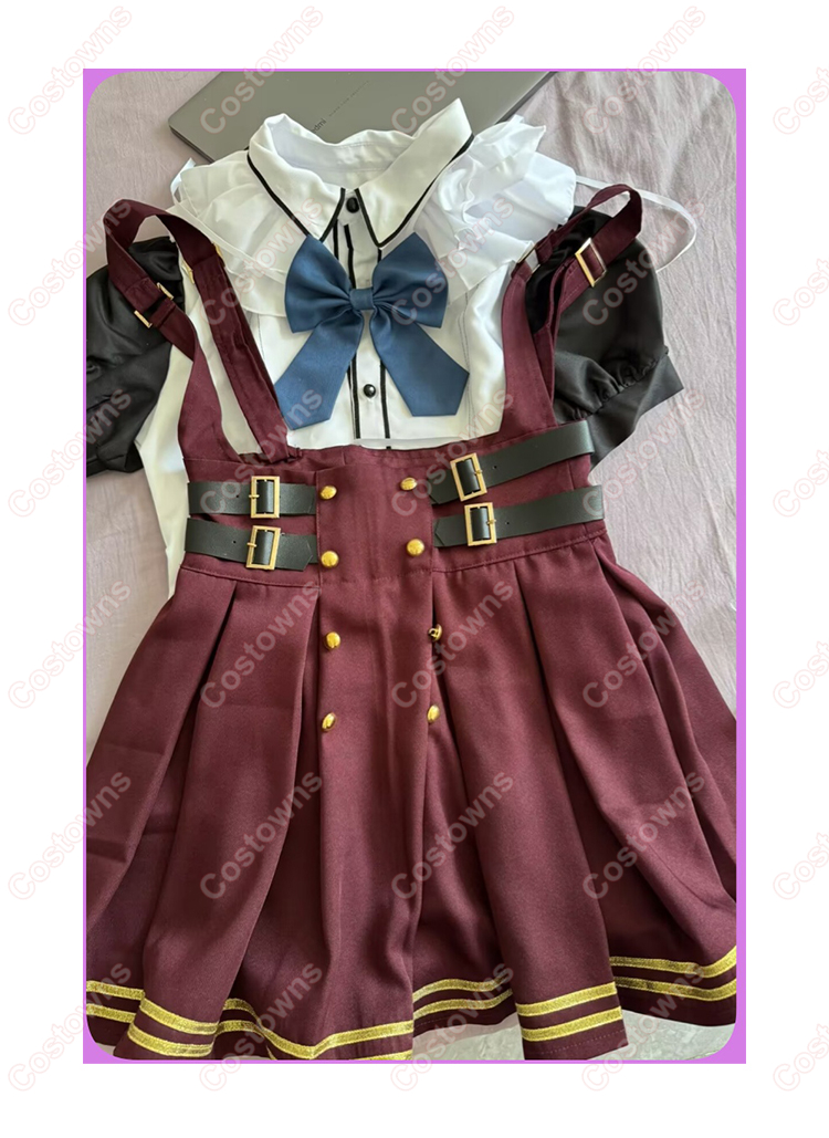 その日の獣には、 深浜祈莉 友瀬瑠奈 池貝舞雪 制服 コスプレ衣装-5