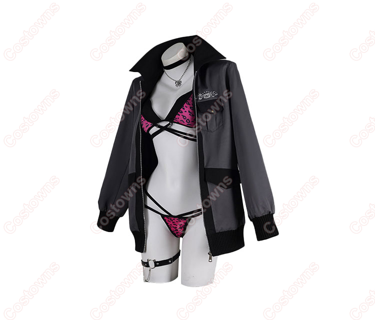 hololive(ホロライブ) ラオーラ・パンテーラ ビキニ姿 水着 コスプレ衣装-3