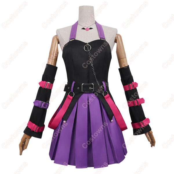 ガールズバンドクライ×サンリオキャラクターズ 海老塚智×クロミ コスプレ衣装元の画像