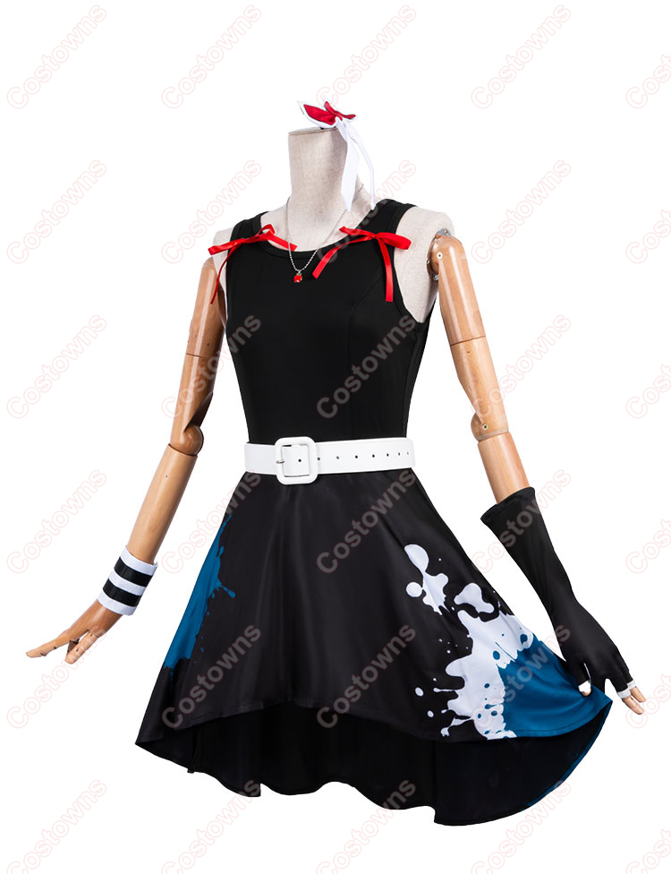 ガールズバンドクライ×サンリオキャラクターズ 安和すばる×ハローキティ コスプレ衣装-3