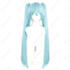 初音ミク いますぐ輪廻 コスプレウィッグ コスプレウィッグ + ウィッグネット