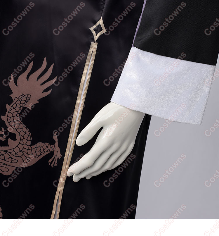 文豪ストレイドッグス 芥川龍之介 中華風  コスプレ衣装-9