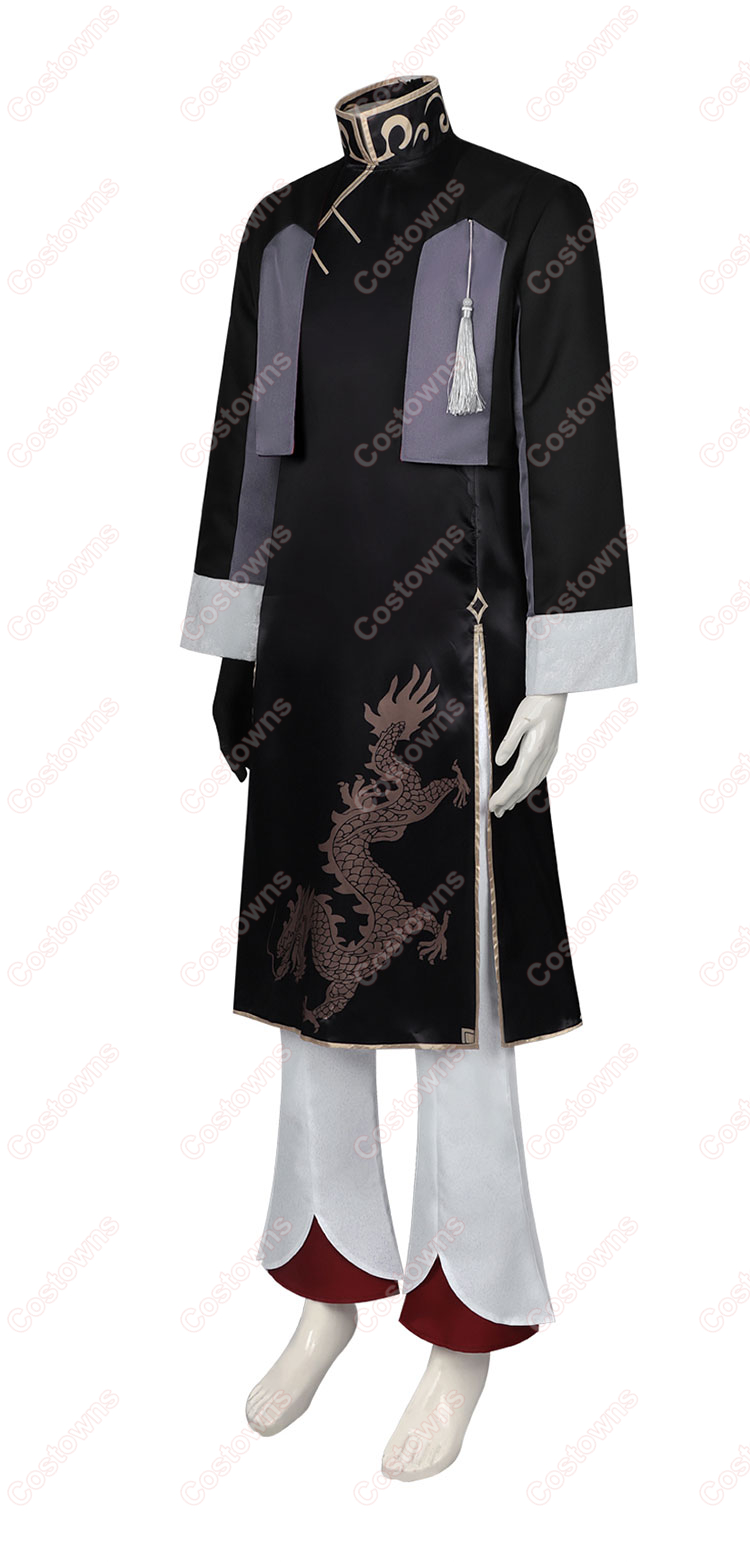 文豪ストレイドッグス 芥川龍之介 中華風  コスプレ衣装-3