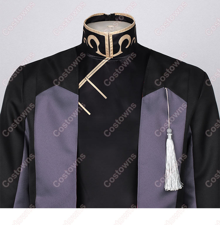 文豪ストレイドッグス 芥川龍之介 中華風  コスプレ衣装-6