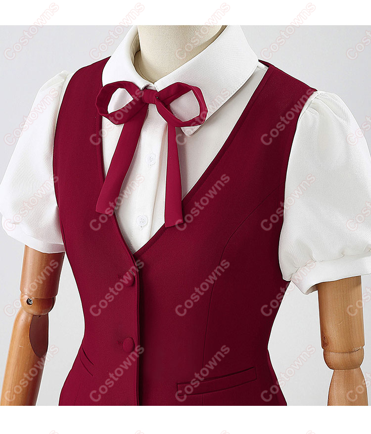 ♡ 銀魂 万事屋銀ちゃん 神楽 ウェイトレス コスプレ 衣装 高品質 ♡ 銀魂 かふぇあんどばー万事屋銀ちゃん 神楽 ウエイター コスプレ