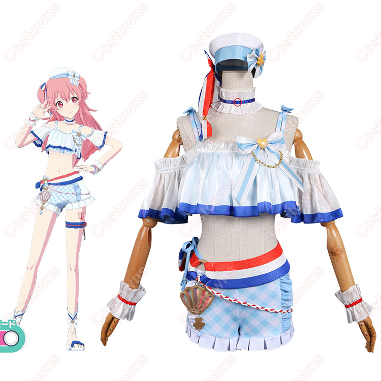 プロジェクトセカイ カラフルステージ！ 初音ミク 桃井愛莉　水着　コスプレ衣装 プロジェクトセカイ カラフルステージ！ 初音ミク 桃井愛莉 水着