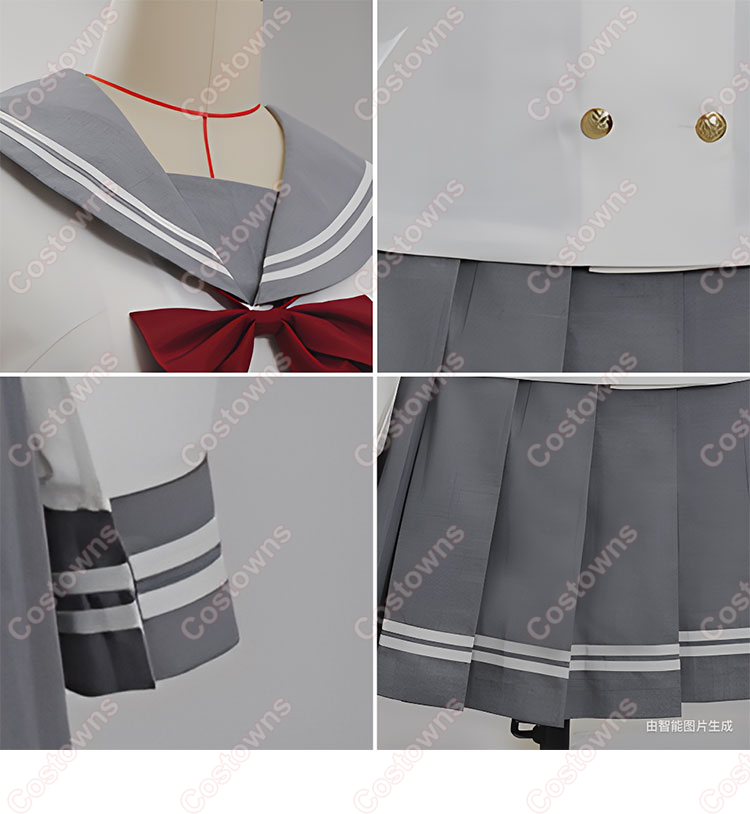 ラブライブ！サンシャイン!! 私立浦の星女学院 Aqours 冬制服 高海千歌 桜内梨子 渡辺曜 コスプレ衣装-6