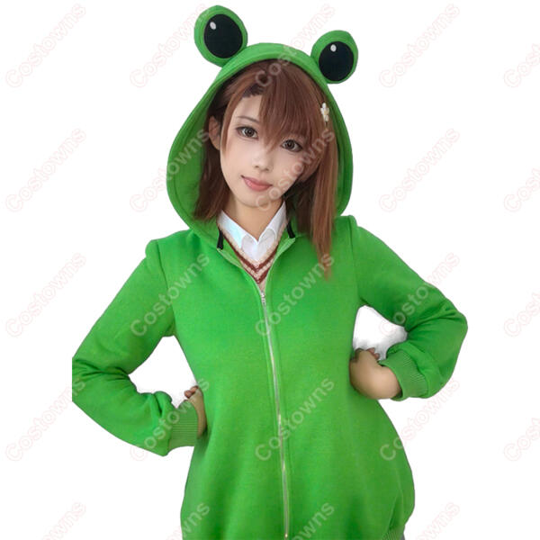 とある科学の超電磁砲T 御坂美琴 ゲコ太の着ぐるみパジャマ コスプレ衣装元の画像