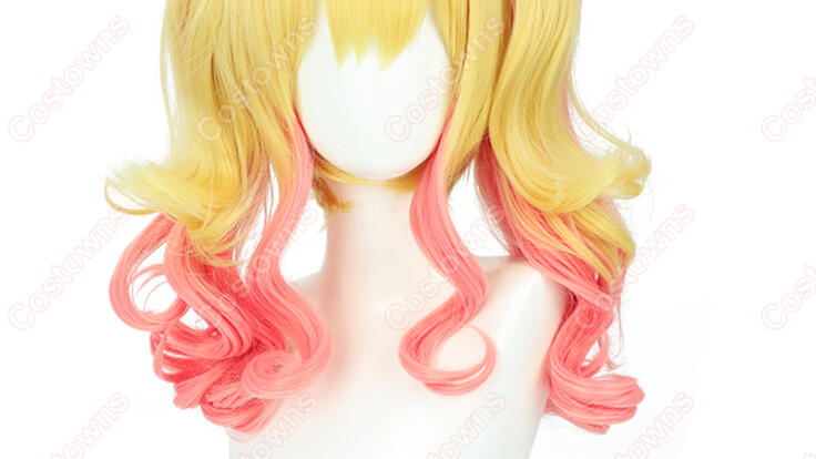 アイカツスターズ虹野ゆめコスプレウィッグ・リボン付き アイカツスターズ! 虹野ゆめ コスプレウィッグ コスプレ衣装