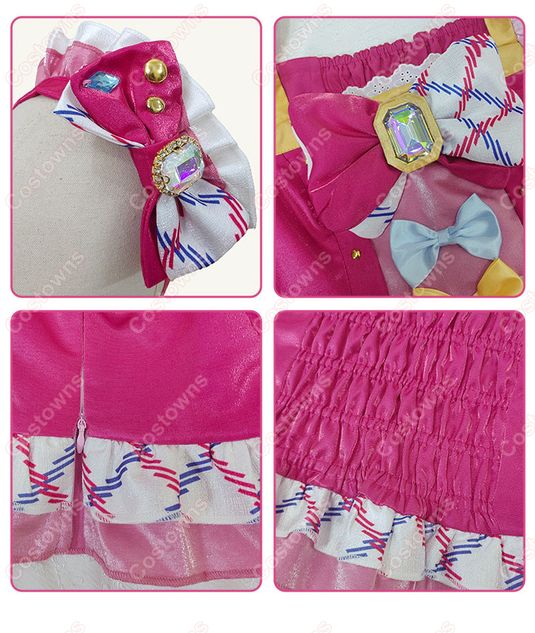 アイカツ!   虹野ゆめ ガーリーアイランドコーデ コスプレ衣装-4