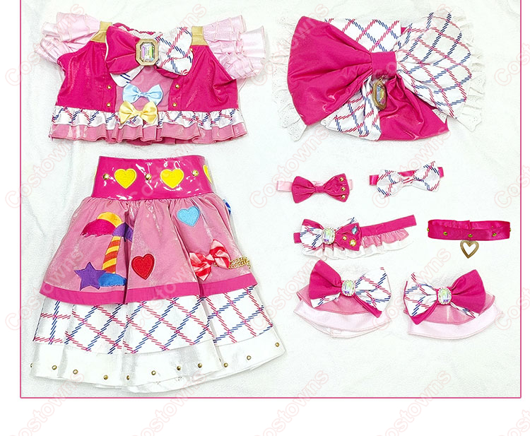 アイカツ!   虹野ゆめ ガーリーアイランドコーデ コスプレ衣装-11