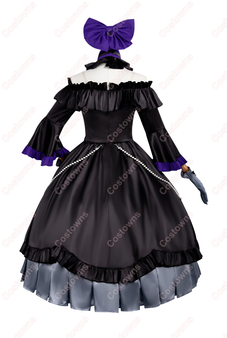 悪役令嬢転生おじさん  グレイス・オーヴェルヌ ゴシック ver. コスプレ衣装-4