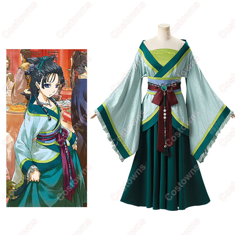 薬屋のひとりごと 猫猫（マオマオ）西都での宴席で コスプレ衣装-1