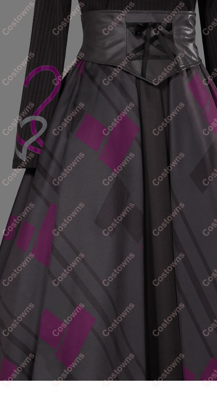 プロジェクトセカイ カラフルステージ！ feat. 初音ミク あたたかな時間 朝比奈まふゆ Dark Embrace コスプレ衣装-7