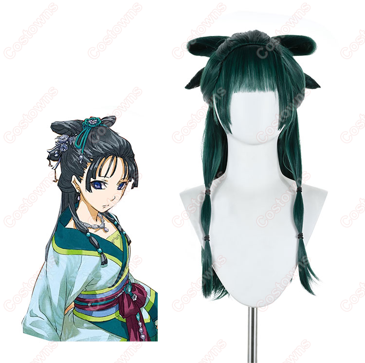 薬屋のひとりごと 猫猫（マオマオ） 西都での宴席で コスプレウィッグ-1