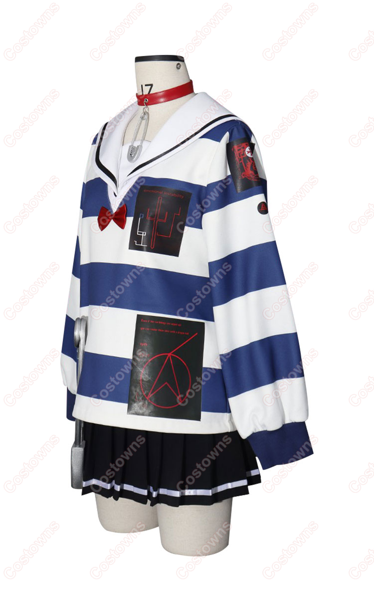 HUNDRED LINE -最終防衛学園- 飴宮怠美  普段着 コスプレ衣装-3