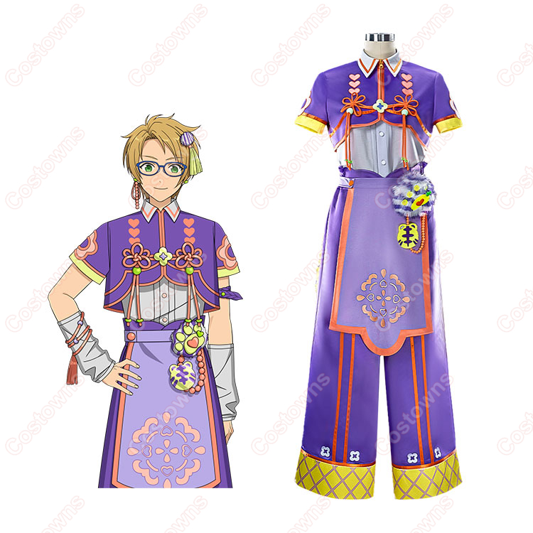 あんさんぶるスターズ！！ 遊木真 桜河こはく 乙狩アドニス 全能ACE衣装 コスプレ衣装-1