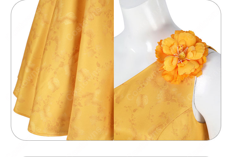 ズートピア2 ジュディ・ホップス コスプレ衣装 花柄ワンピース 映画ドレス ハロウィン仮装-12