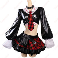 新世紀エヴァンゲリオン 惣流・アスカ・ラングレー ロックバンド コスプレ衣装(新世紀エヴァンゲリオン コスプレ衣装)