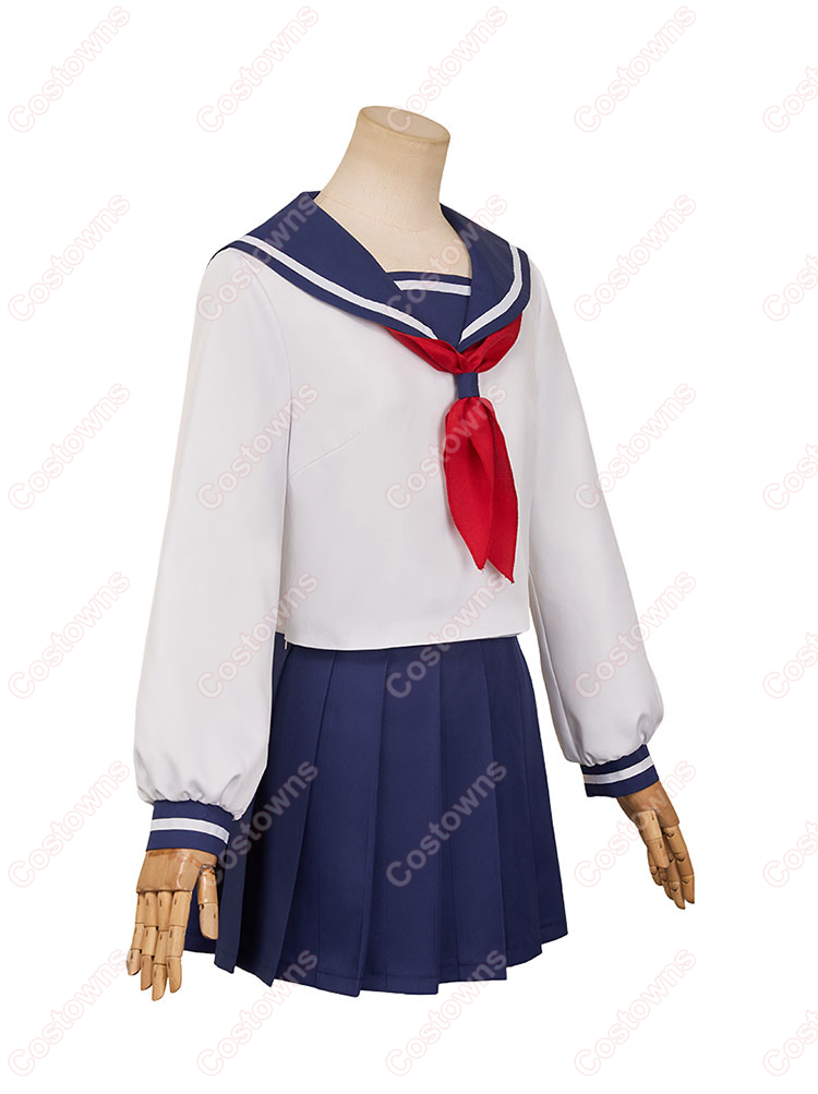 銀魂 3年Z組銀八先生 志村妙 神楽 制服 コスプレ衣装-3