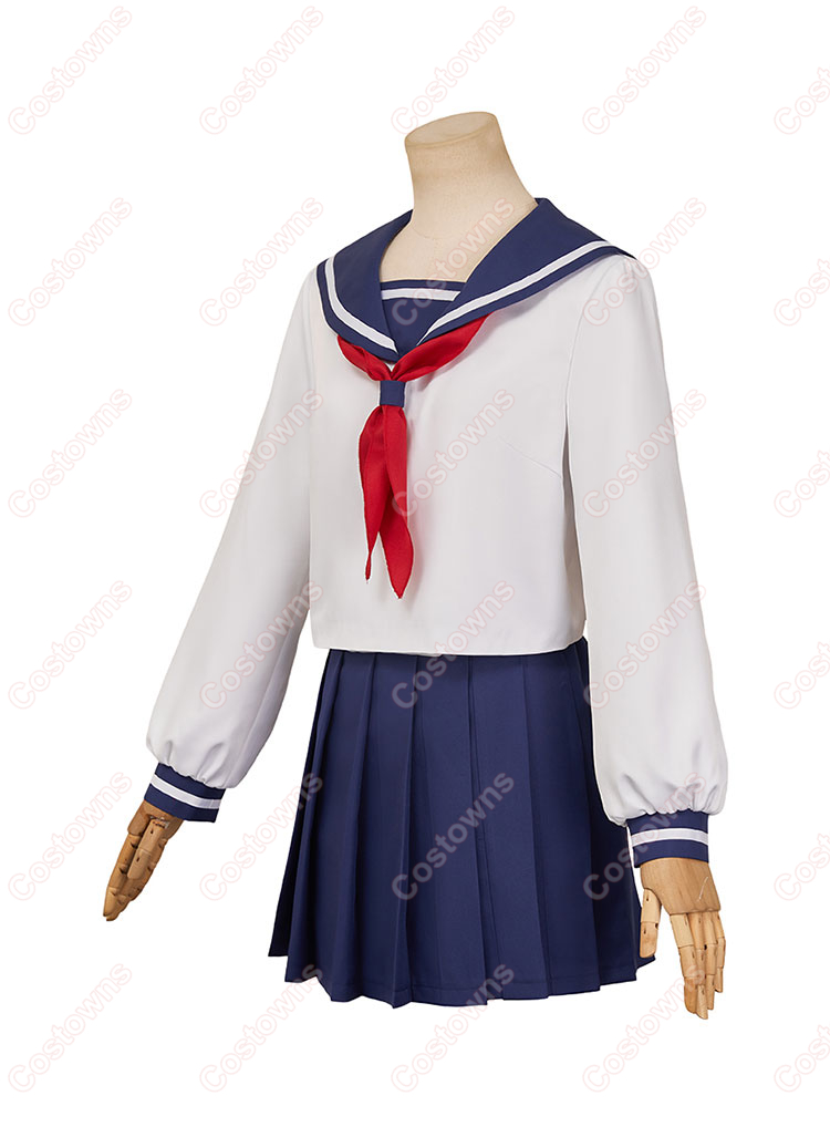 銀魂 3年Z組銀八先生 志村妙 神楽 制服 コスプレ衣装-4