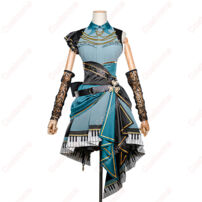 プロジェクトセカイ カラフルステージ！ feat. 初音ミク おまんじゅうでリラックス♪ 日野森雫 ファシネイティング・アイドル コスプレ衣装(プロジェクトセカイ カラフルステージ！ feat. 初音ミク コスプレ衣装)