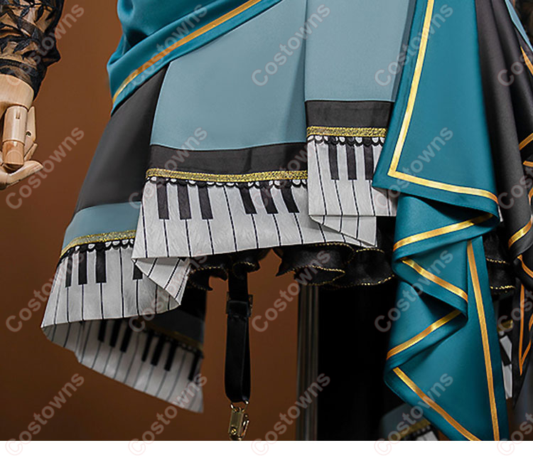 プロジェクトセカイ カラフルステージ! feat. 初音ミク おまんじゅうでリラックス♪ 日野森雫 ファシネイティング・アイドル コスプレ衣装-8